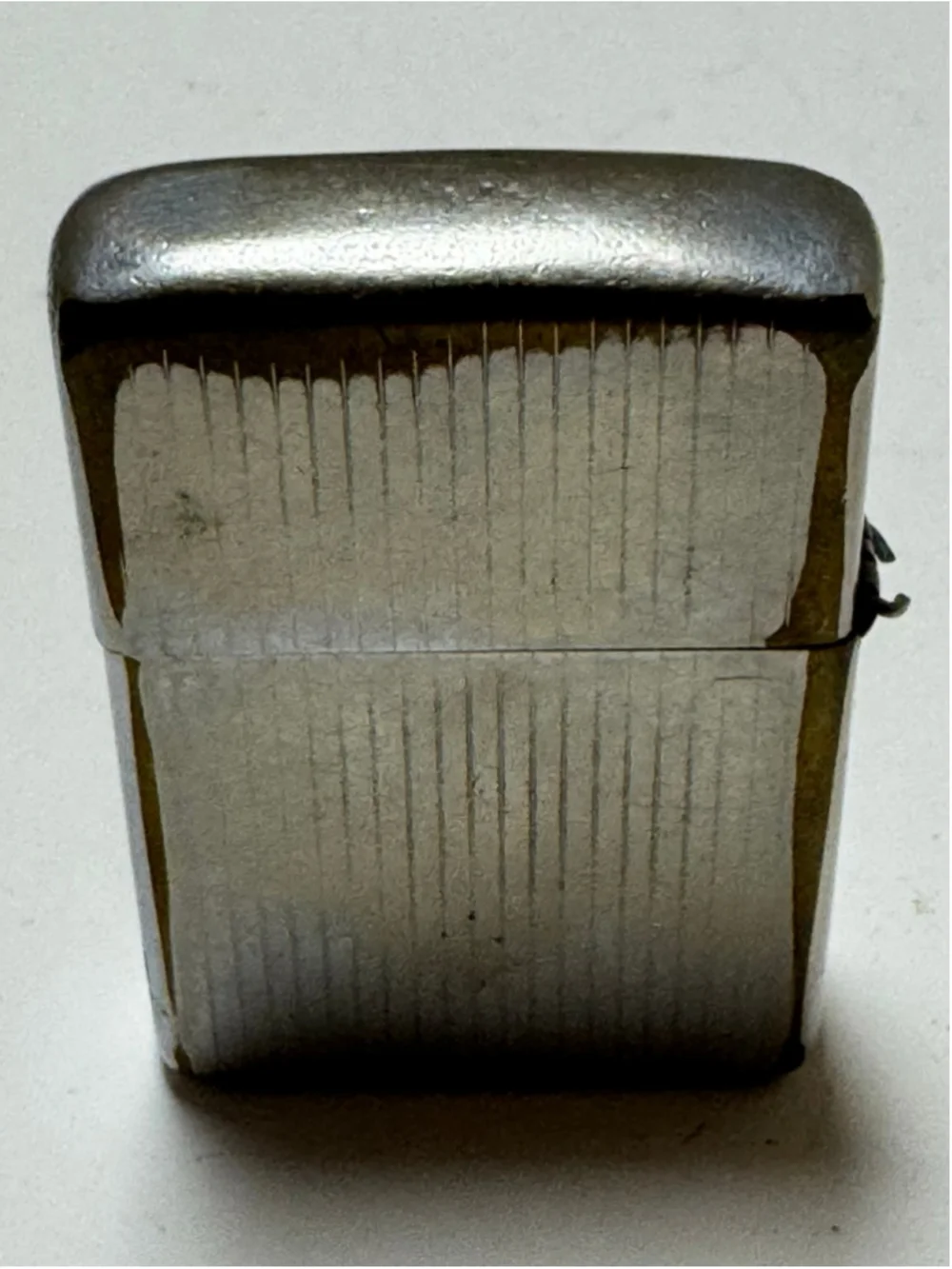 1950-1957 Zippo Lighter Silver Striped - Patent 2517191